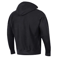 Men's Champion Black Oklahoma State Cowboys Vault Late Night Reverse Weave Pullover Hoodie