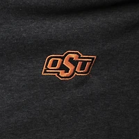 Men's Champion Heathered Black Oklahoma State Cowboys Field Day Team Quarter-Zip Jacket