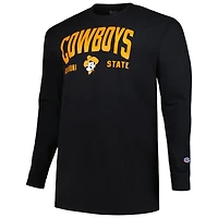 T-shirt à manches longues Champion Orange Oklahoma State Cowboys Big & Tall Arch pour hommes