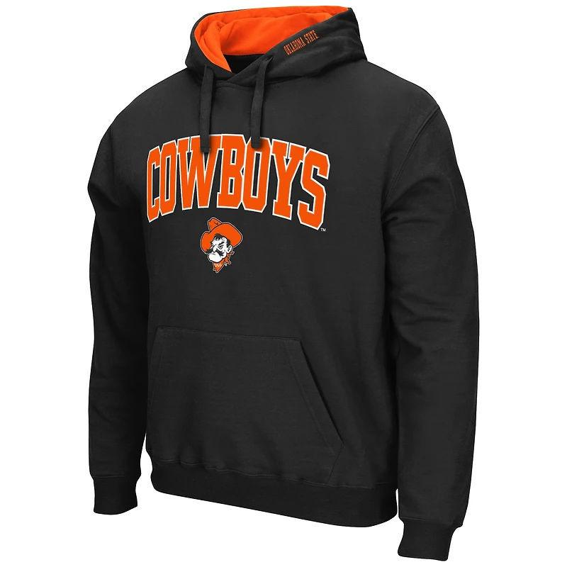 Men's Colosseum Oklahoma State Cowboys Arch & Logo 3.0 Pullover Hoodie