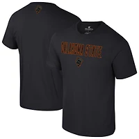 Men's Colosseum Black Oklahoma State Cowboys Color Pop Active Blend T-Shirt