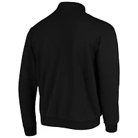 Men's Colosseum Black Oklahoma State Cowboys Tortugas Logo Quarter-Zip Jacket