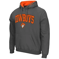 Sweat à capuche colosseum anthracite Oklahoma State Cowboys Arch & Logo 3.0 pour homme