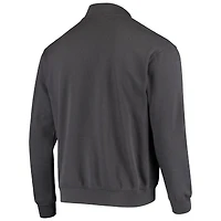 Men's Colosseum Charcoal Oklahoma State Cowboys Tortugas Logo Quarter-Zip Jacket