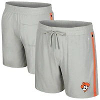 Men's Colosseum Gray Oklahoma State Cowboys Mac Shorts