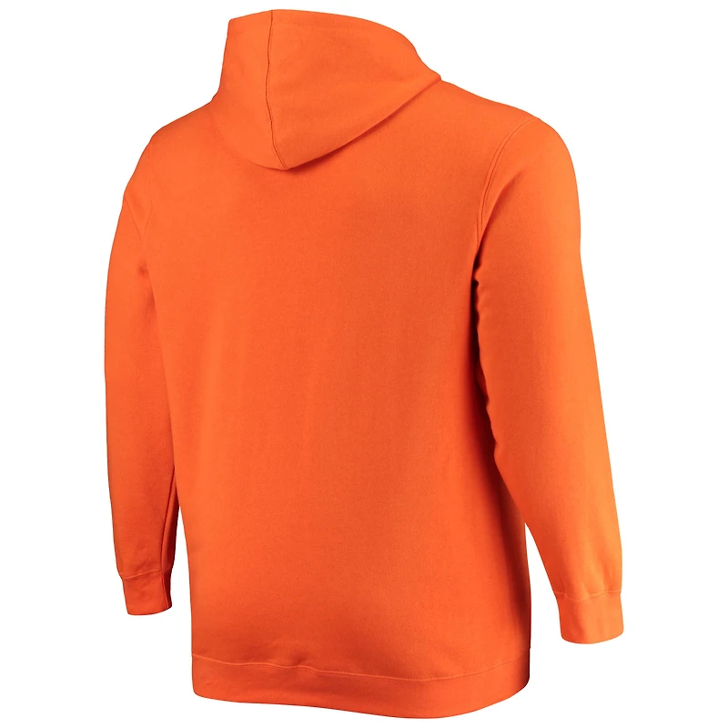 Sweat à capuche Colosseum Orange Oklahoma State Cowboys Big & Tall Arch Logo 2.0 pour homme