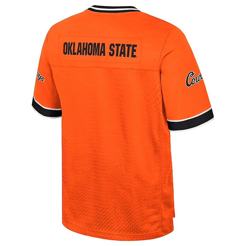 Men's Colosseum  Orange Oklahoma State Cowboys Nothing But The Hits Football Jersey