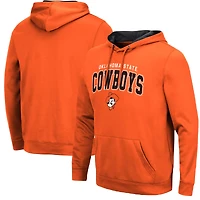Pull à capuche orange Colosseum pour hommes Oklahoma State Cowboys Resistance Pull