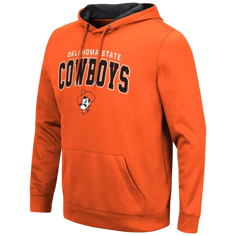 Pull à capuche orange Colosseum pour hommes Oklahoma State Cowboys Resistance Pull