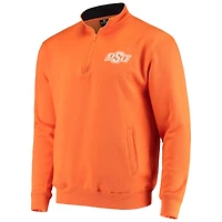 Veste Colosseum Orange Oklahoma State Cowboys Tortugas Logo Quarter-Zip pour homme