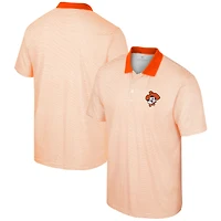 Polo à rayures Colosseum Oklahoma State Cowboys blanc pour homme