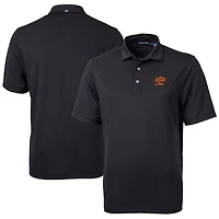 Men's Cutter & Buck  Black Oklahoma State Cowboys Alumni Logo Virtue Eco Pique Recycled Polo