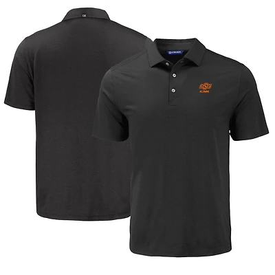Polo Coastline Epic Comfort Eco recyclé noir pour homme des Cowboys de l'Oklahoma State, Cutter & Buck