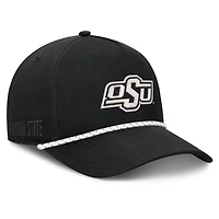 Men's Fanatics  Black Oklahoma State Cowboys Undertone Rope Adjustable Hat