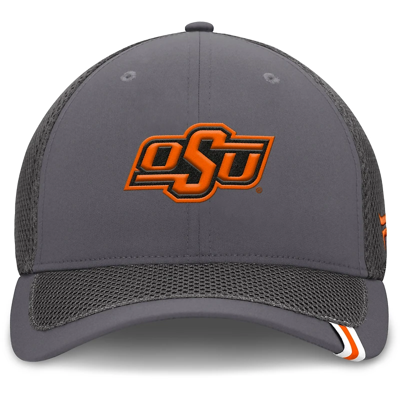 Men's Fanatics Gray Oklahoma State Cowboys Clincher Flex Hat