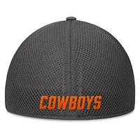 Casquette Clincher Flex grise Fanatics pour homme des Cowboys de l'État l'Oklahoma