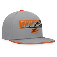 Casquette snapback grise Fanatics Duo des Cowboys de l'Oklahoma pour homme
