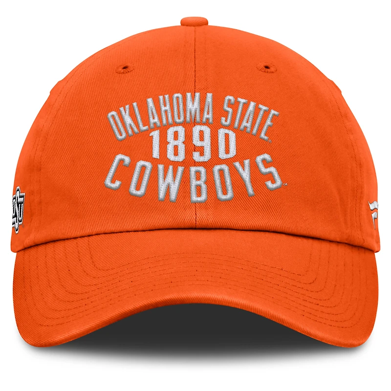 Men's Fanatics Orange Oklahoma State Cowboys Archer Adjustable Hat