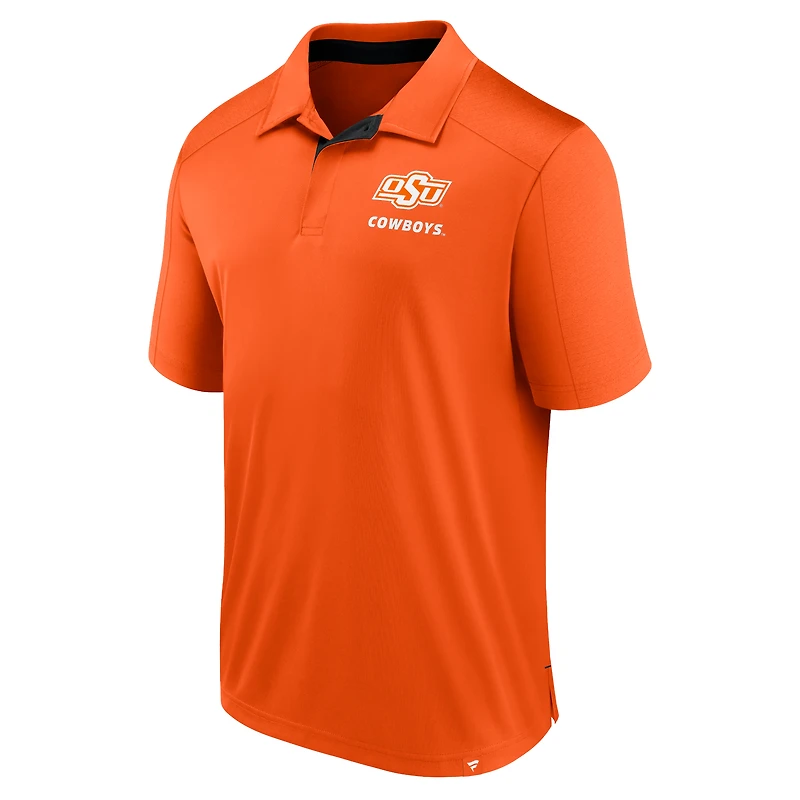 Polo Fanatics Orange Fundamental Defender pour homme des Cowboys de l'Oklahoma State