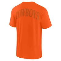 Men's Fanatics Orange Oklahoma State Cowboys Iconic T-Shirt