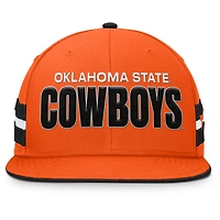 Men's Fanatics  Orange Oklahoma State Cowboys Pick Off Fitted Hat