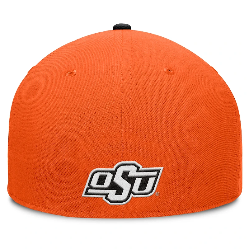 Men's Fanatics  Orange Oklahoma State Cowboys Pick Off Fitted Hat