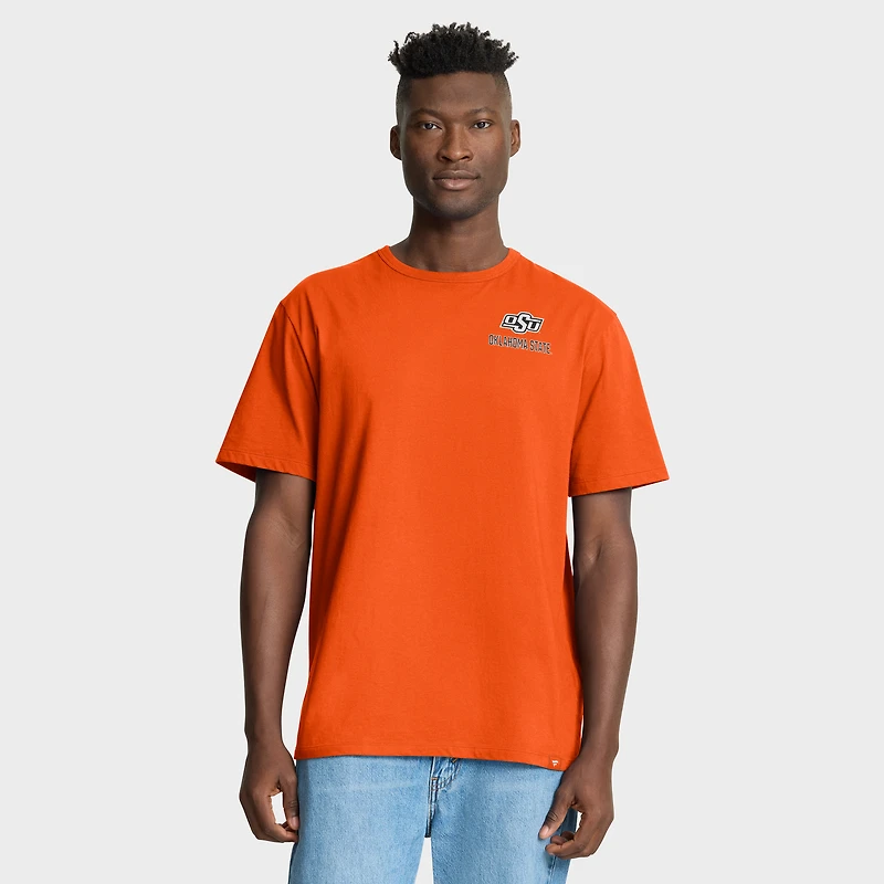 Men's Fanatics Orange Oklahoma State Cowboys Quad Legacy T-Shirt