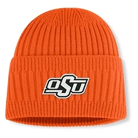 Bonnet en tricot à revers Revery Fanatics Orange des Cowboys de l'Oklahoma pour hommes