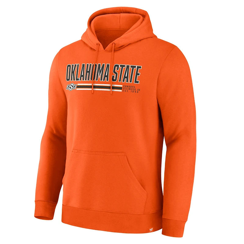 Men's Fanatics Orange Oklahoma State Cowboys The Quad Stellar Excellence Pullover Hoodie