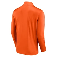 Haut orange à quart de zip fanatiques pour hommes des Cowboys l'Oklahoma State Underdog Mindset