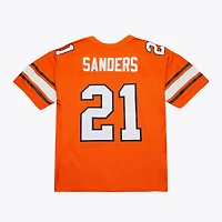 Men's Mitchell & Ness Barry Sanders Orange Oklahoma State Cowboys 1987 Replica Jersey