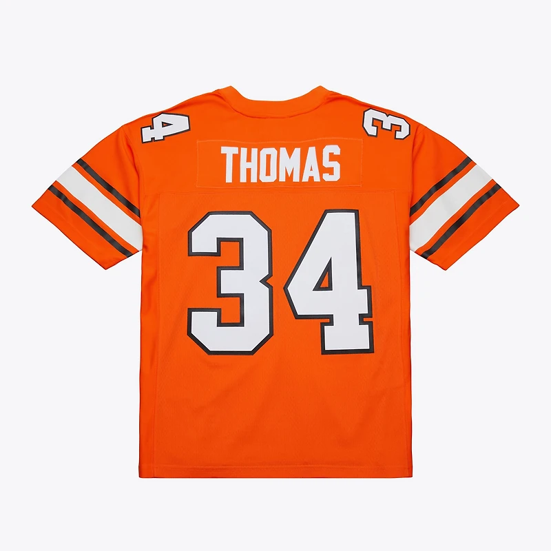 Maillot réplique orange Mitchell & Ness Thurman Thomas des Cowboys de l'Oklahoma State 1987 pour homme