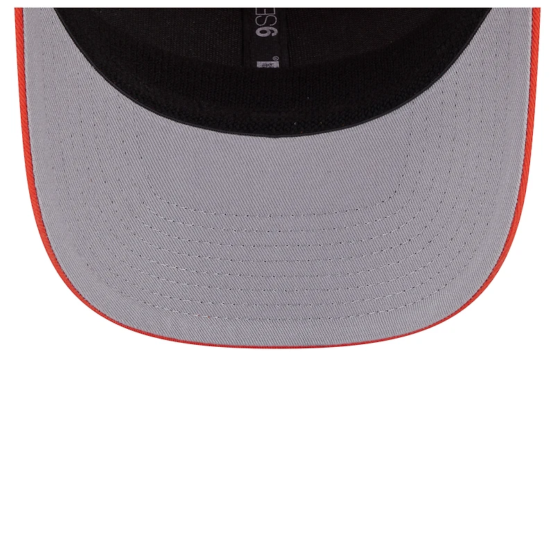 Casquette camionneur extensible à boutons-pression orange New Era 9SEVENTY des Cowboys de l'État de l'Oklahoma pour homme