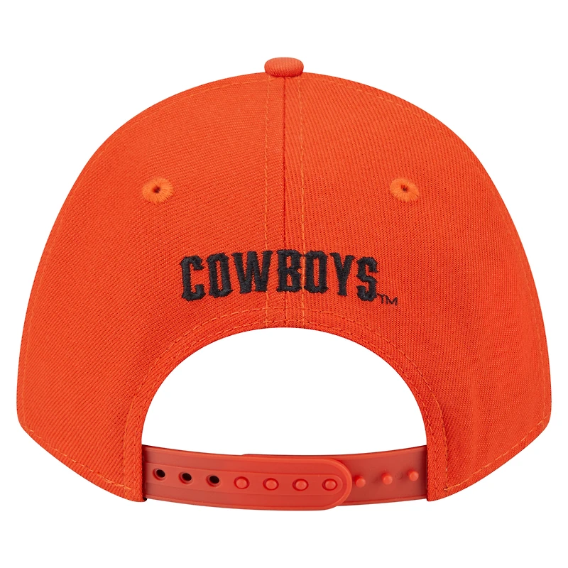 Casquette ajustable 9FORTY M-Crown orange New Era pour homme, Oklahoma State Cowboys Team Collective