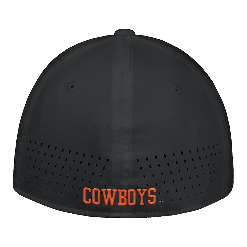 Casquette Nike noire Oklahoma State Cowboys 2025 On-Field Performance Flex pour homme