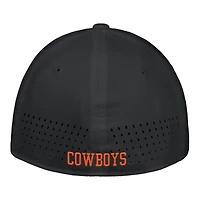 Casquette Nike noire Oklahoma State Cowboys 2025 On-Field Performance Flex pour homme