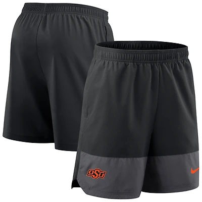 Short Nike noir de performance pour homme Oklahoma State Cowboys 2025