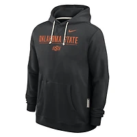 Men's Nike Black Oklahoma State Cowboys 2025 Sideline Standard Issue Dri-FIT Hoodie