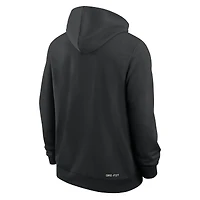 Men's Nike Black Oklahoma State Cowboys 2025 Sideline Standard Issue Dri-FIT Hoodie
