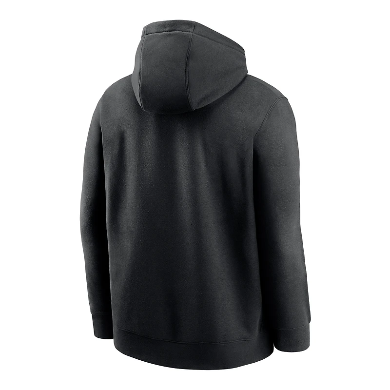 Men's Nike Black Oklahoma State Cowboys Club Pullover Hoodie