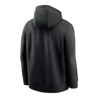 Men's Nike Black Oklahoma State Cowboys Club Pullover Hoodie