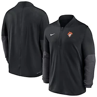 Pull Nike noir à demi-zip Dri-FIT des Cowboys de l'Oklahoma State pour homme