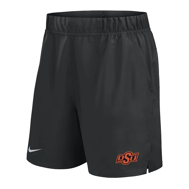 Short Nike Performance Victory noir pour homme des Cowboys de l'Oklahoma State