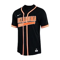 Men's Nike Black Oklahoma State Cowboys Replica Baseball Jersey