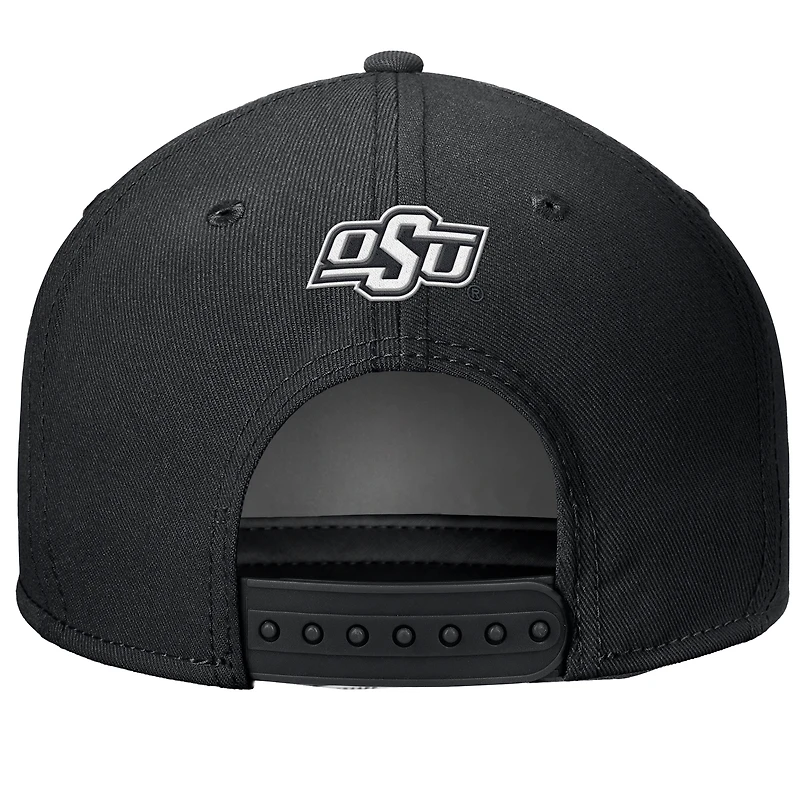 Men's Nike Black Oklahoma State Cowboys Rise Adjustable Hat