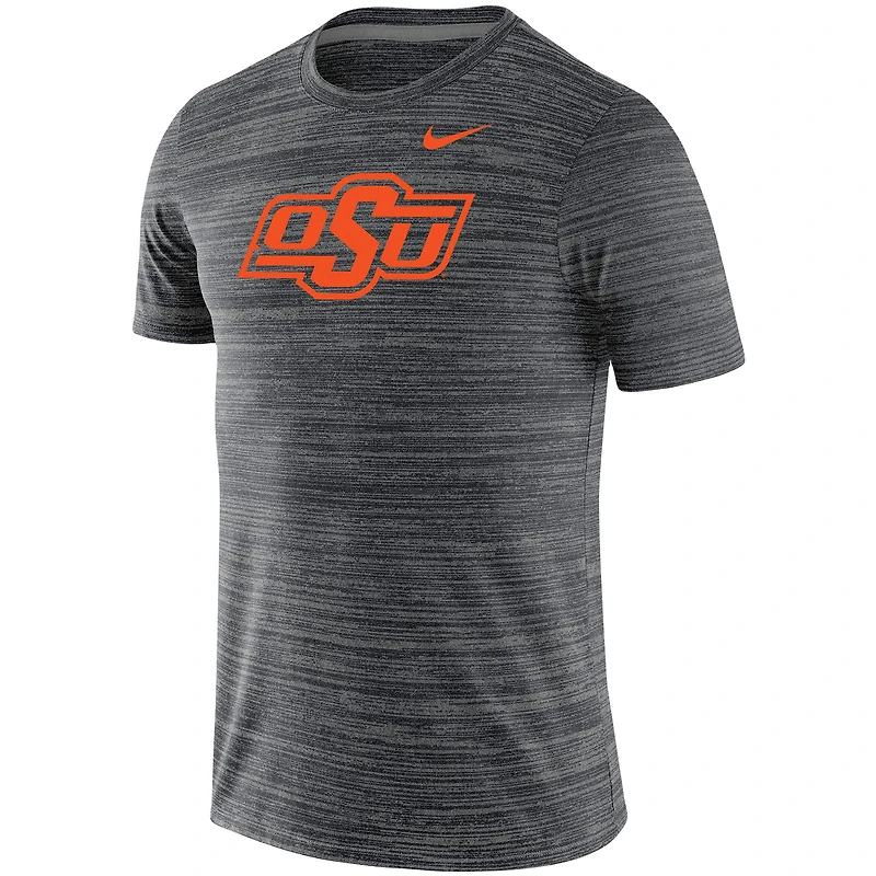 T-shirt Performance Nike Oklahoma State Cowboys Team Logo Velocity Legend - Noir