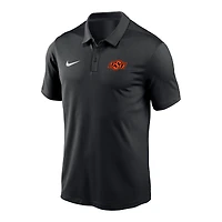 Men's Nike Black Oklahoma State Cowboys Victory Solid Performance Polo