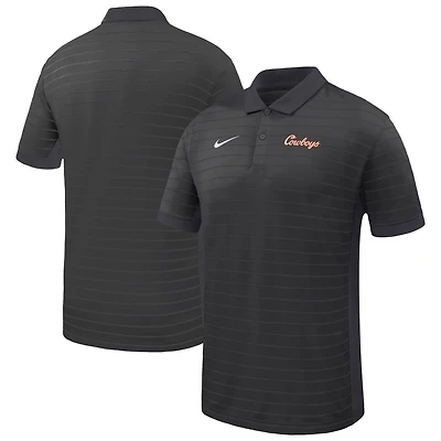 Polo Nike Dri-FIT blanc à rayures de victoire des Oklahoma State Cowboys pour homme