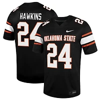 Men's Nike Caleb Hawkins Black Oklahoma State Cowboys Alternate Game Jersey