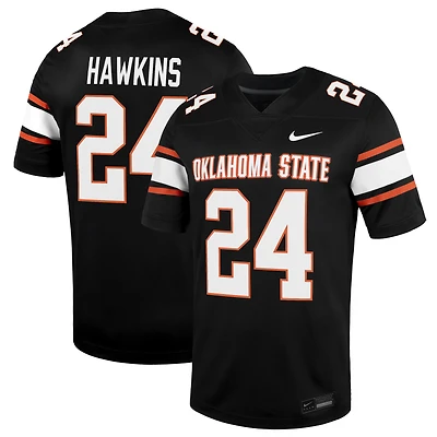 Maillot alternatif noir Nike Caleb Hawkins des Oklahoma State Cowboys pour homme